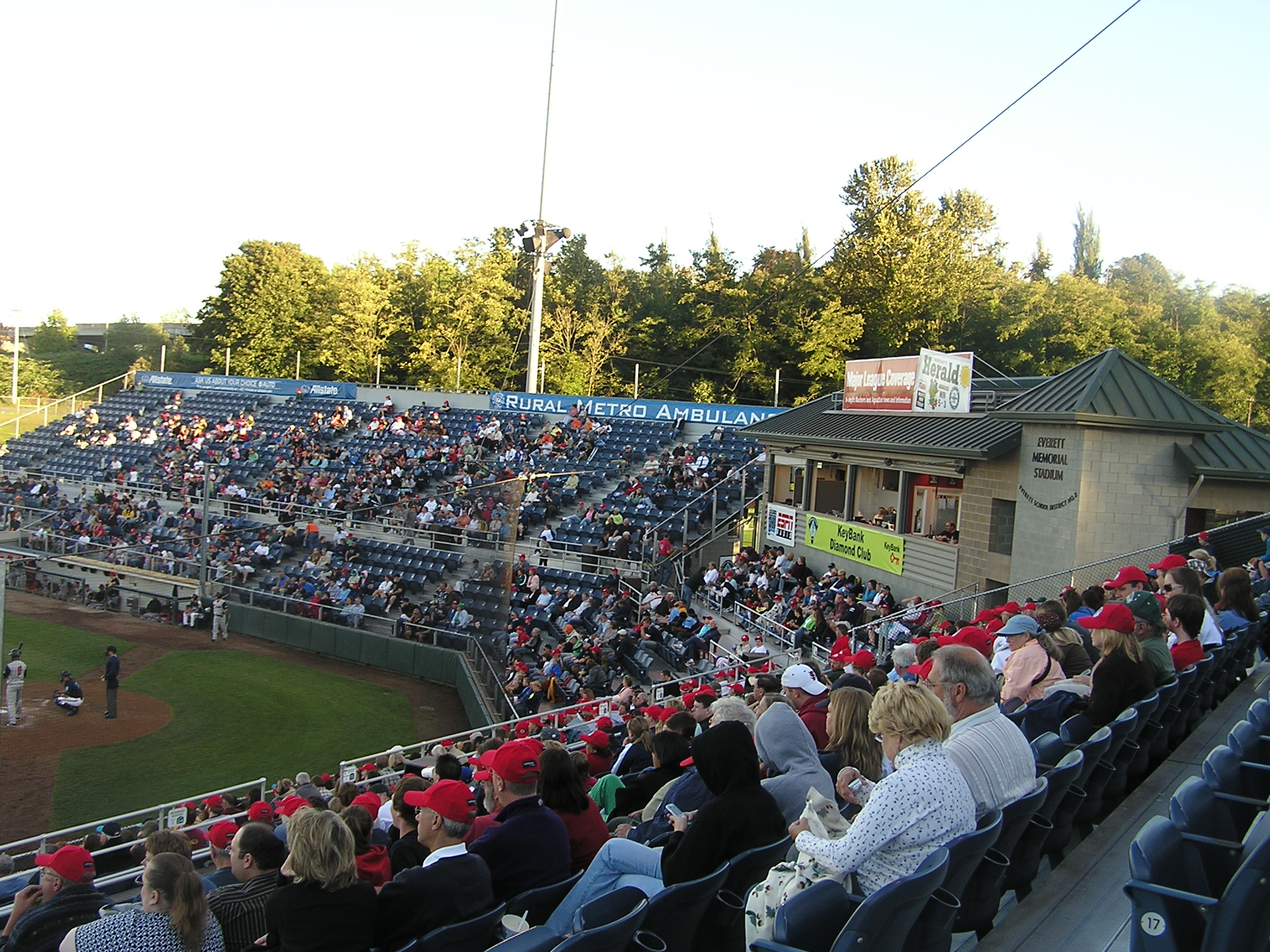 Everett Memorial Stadium Seating Chart