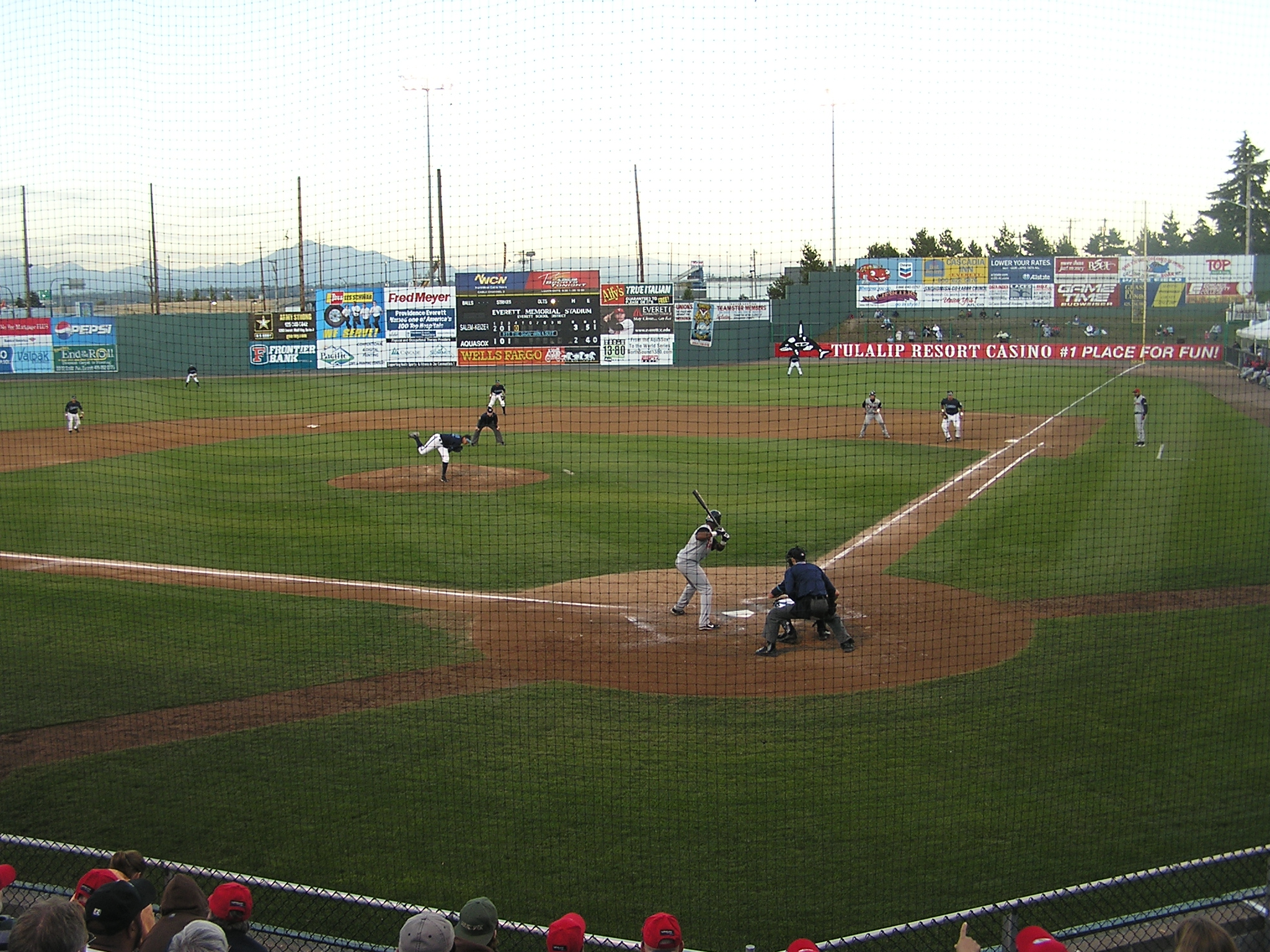 A view from just left of Home Plate - Everett