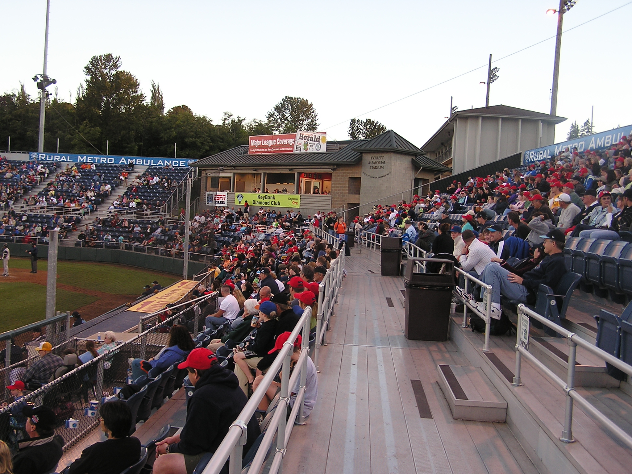 The walkway in Everett - Everett Aqua Sox